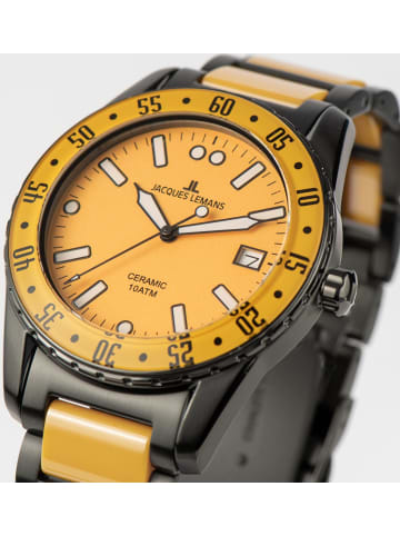 Jacques Lemans Uhr in Gelb