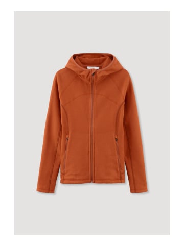 Hessnatur Softfleece-Jacke in sienarot