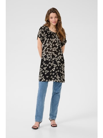 Kaffe Tunika KAamber Regular fit in Black/Chalk/Red Petit Fleur