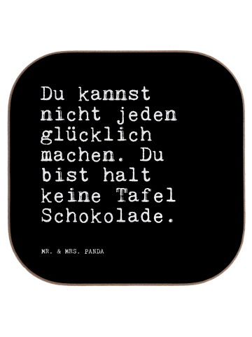 Mr. & Mrs. Panda Untersetzer Du kannst nicht jeden... mit Spruch in Schwarz