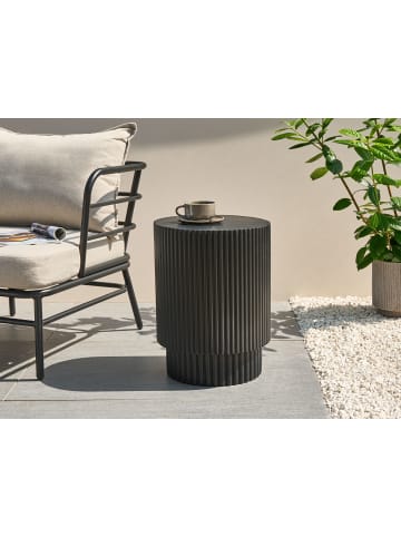 Beliani Beistelltisch BICCARI in Schwarz - (W) 38 x (H) 52 x (L) 38 cm