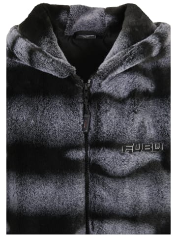 FUBU FUBU Herren FM224-041-1 Corporate Fur Jacket in black/white