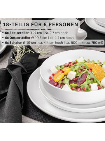 Sänger Tafelservice Marlo - 18 teilig aus Porzellan