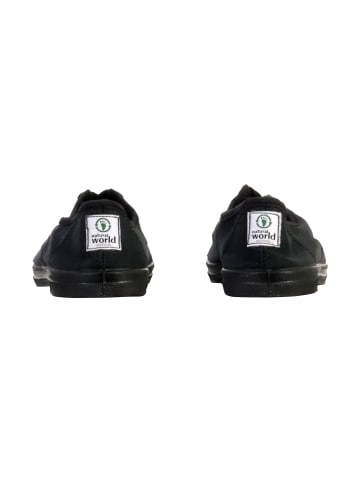 natural world Schnür-Tennisschuhe INGLES ELASTICO ENZIMATICO 102E Schwarz