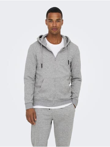 Only&Sons Sweatshirt in Light Grey Melange