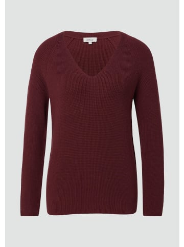 s.Oliver Strickpullover in 3902_bordeaux