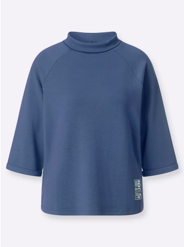 WITT WEIDEN Rollkragen-Shirt in jeansblau