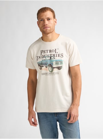 Petrol Industries T-Shirt mit Fotoprint Cometa in Weiß