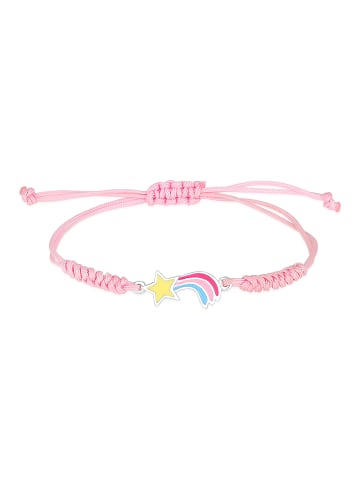 Elli Armband 925 Sterling Silber Regenbogen in Rosa