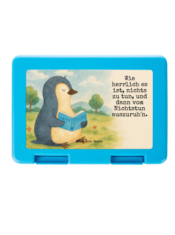 Mr. & Mrs. Panda Snackbox Pinguin Buch Design mit Spruch in Weiß