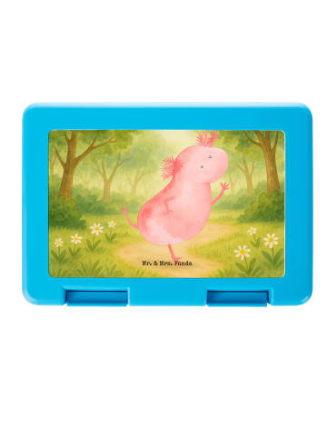 Mr. & Mrs. Panda Bento Box Axolotl Tanzen Design ohne Spruch in Weiß