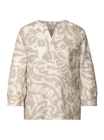 Street One Langarmbluse in dark moonstone sand