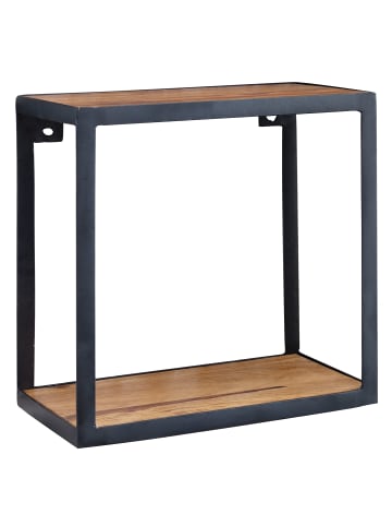 KADIMA DESIGN Wandregal | Sheesham, 35x18x35cm, Industrial