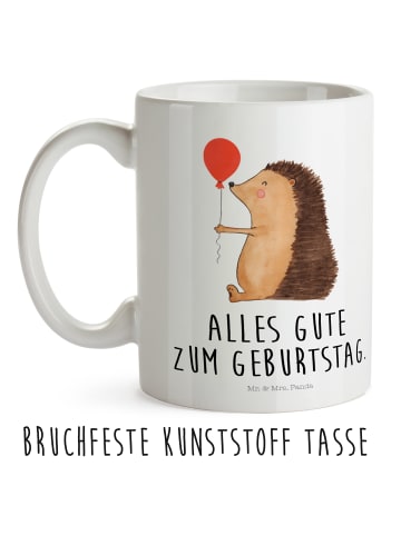 Mr. & Mrs. Panda Pott Igel Luftballon mit Spruch in Weiß