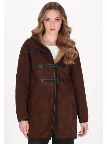 DreiMaster Vintage Coat in chocolate black