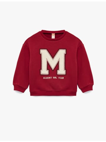 KOTON SWEATSHIRTS in Bordo