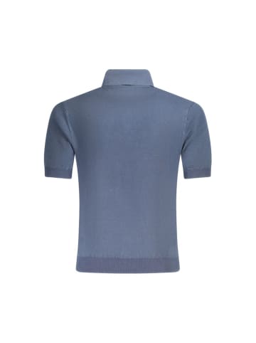 Guess Jeans Blaues Baumwoll-Polohemd