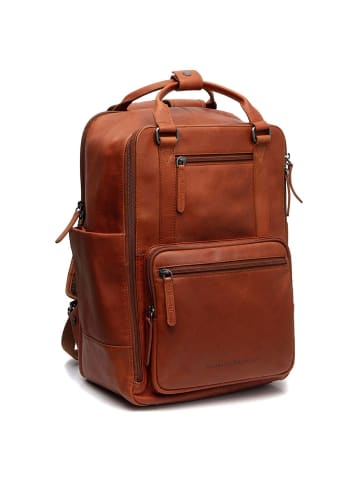 The Chesterfield Brand Calden - Rucksack 15" 40 cm (schwarz) in cognac
