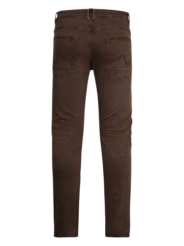 Petrol Industries Slim Fit Jeans Seaham Colored Polson in Braun