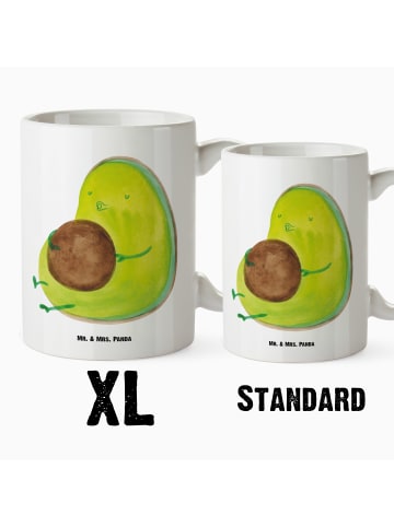 Mr. & Mrs. Panda Keramikbecher Avocado Pfeifen ohne Spruch in Weiß