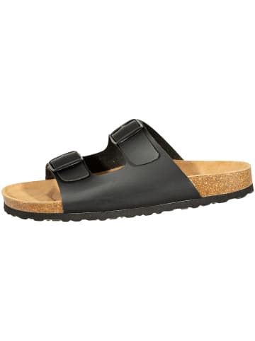 SALIHA Hausschuhe ® Bioline-Pantolette in schwarz in schwarz