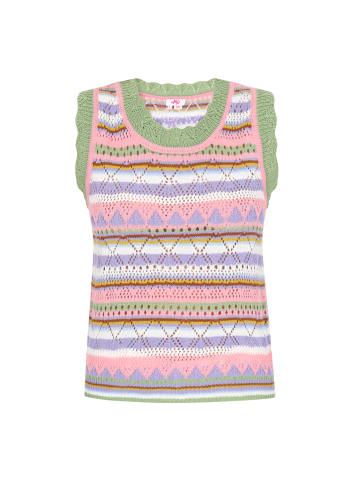 myMo Women Top in pink multicolor