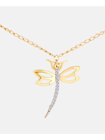 Diamant L'éternel Halskette aus 375 Gelbgold mit Diamant