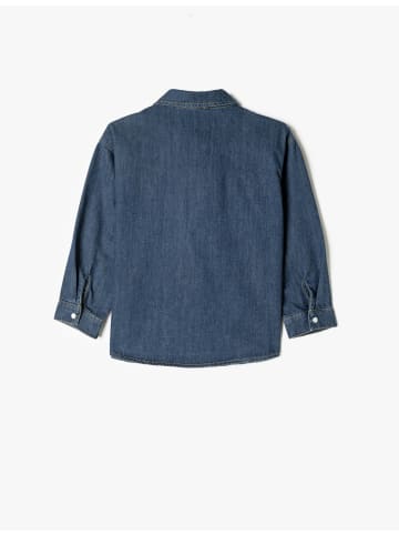 KOTON JACKSACKEN in Mittel Indigo