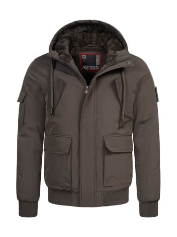 Alessandro Salvarini Winterjacke Alessandro Salvarini Herren Winter Jacke AS432 in Dunkelgrau