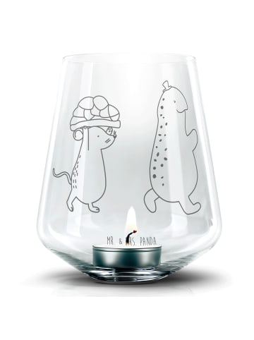 Mr. & Mrs. Panda Laterne Schildkröte Maus ohne Spruch in Transparent