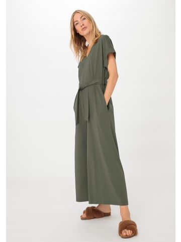 Hessnatur Jersey-Overall in oliv