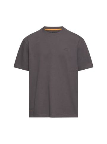 Camel Active T-Shirt mit Rückenprint im Relaxed Fit in Graphitgrau
