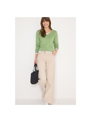 Cecil Pullover in bamboo green melange