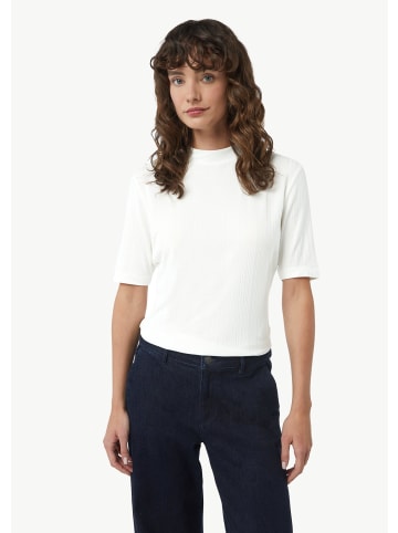 comma T-Shirt kurzarm in Weiß