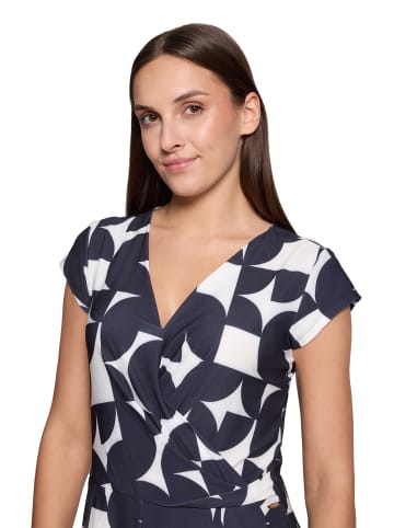 BETTY & CO Jumpsuit in marine weiß