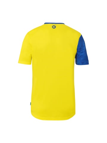 Kempa Trainings-T-Shirt Athletics 29 Kids in limonengelb/royal