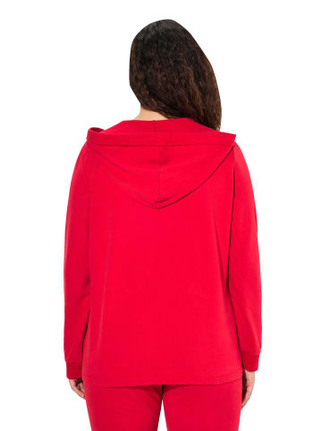Ulla Popken Hoodie in salsa