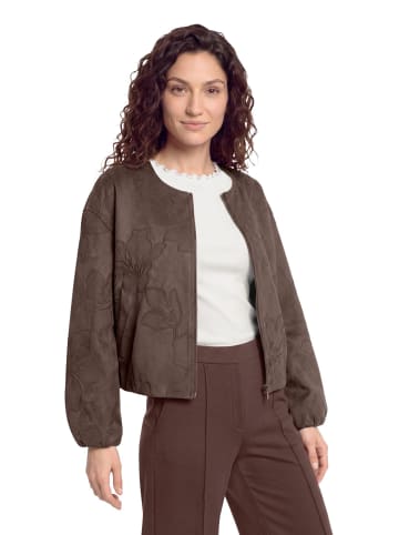 CARTOON Blouson mit Eingrifftaschen in Dunkelbraun