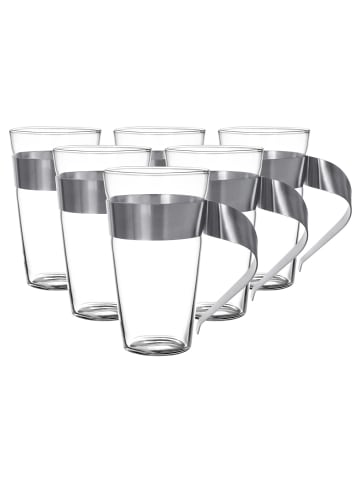 Villeroy & Boch 6er Set Latte-Macchiato-Gläser NewWave 300 ml transparent in transparent