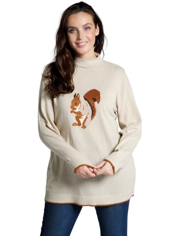 Ulla Popken Pullover in beige