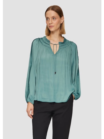 s.Oliver BLACK LABEL Bluse langarm in Petrol