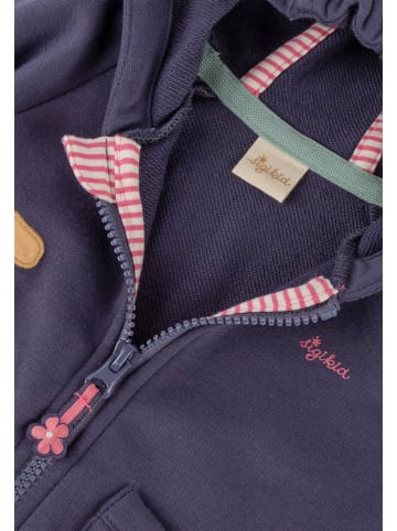 Sigikid Sweatjacke Funny Dog in Dunkelblau