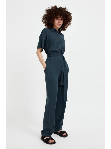 Finn Flare Overall Jeans in dark green