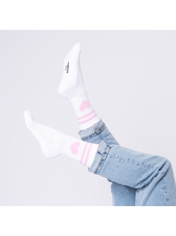 Occulto 3er Pack Herz Tennis Socken Venus in Grün-Pink-Blau