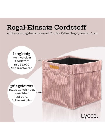 Lycce Aufbewahrungskorb 4er Pack in Puderrosa