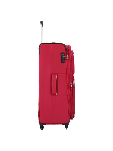 D&N Travel Line 6704 4-Rollen Trolley 75 cm in pink