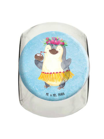 Mr. & Mrs. Panda schraubglas Pinguin Kokosnuss ohne Spruch in Eisblau