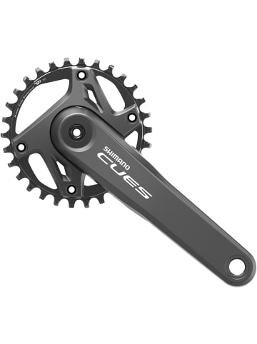 SHIMANO Kurbelgarnitur CUES FC-U6000 1x9/10/11-fach, 30T.,165 mm in schwarz