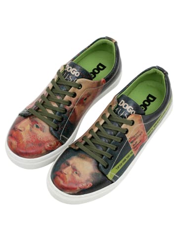 Dogo Muse Classic Sneaker - Vincent van Gogh Self Portrait in Schwarz