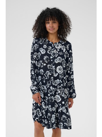 Kaffe Kleid KAevity Regular fit in Black White Rose